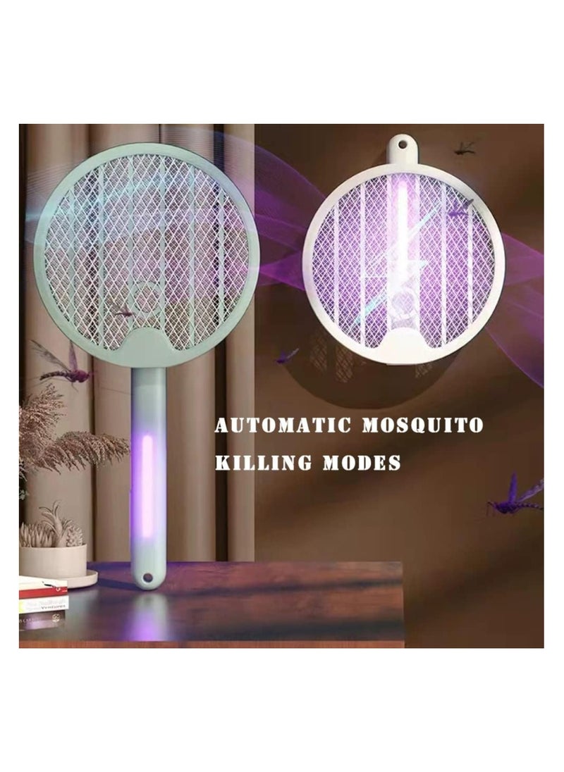 ALRAED - AlRaed Electric Fly Mosquito Swatter Foldable Hanging Mosquito Killer USB Rechargeable Bug Zapper for Home and Outdoor - Image 1