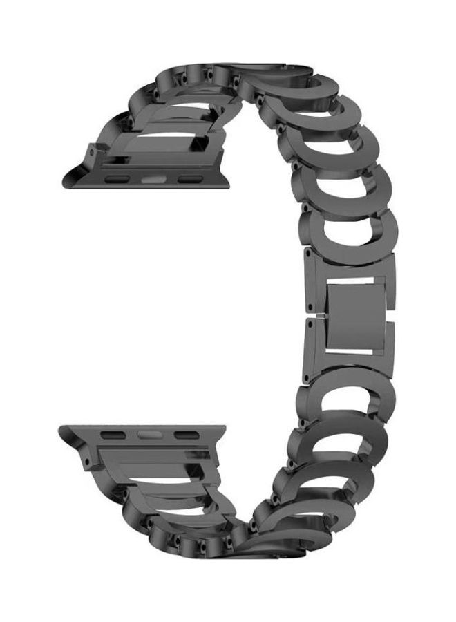 NIBEMINENT Replacement Watchband For Apple Watch Black - Image 1