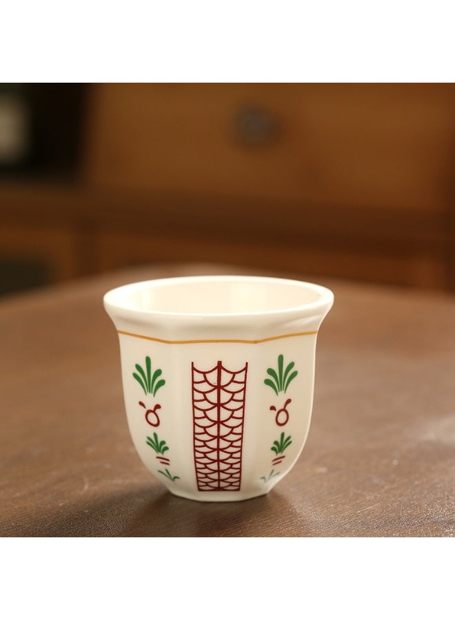 Ceramic Coffee Cup Mugs Espresso Cup 180mL for Turkish Tea Cappuccino Latte - Image 1