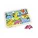 Janod  Dinosaur Chunky Puzzle 7 Pieces  Toddler Playtime  Enhances Motor Skills  Durable Wooden Design  Stimulates Imagination Vibrant Colors Educational French Design  J07054 - Image 4