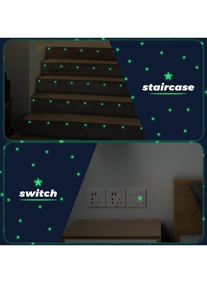 YIIFELL Glow in the Dark Stars Stickers - 514pcs 3D Room Wall Decor - Ceiling Stars & Wall Decals for Kids Bedding Room or Party Birthday Gift - Image 5