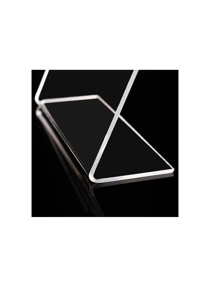 GGOOT 10pcs Acrylic Sign Display Holder Price me Card Tag Label Shop Stand 6 * 9cm  - Image 5