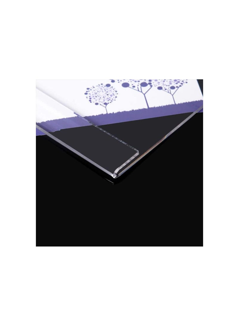 GGOOT 10pcs Acrylic Sign Display Holder Price me Card Tag Label Shop Stand 6 * 9cm  - Image 4