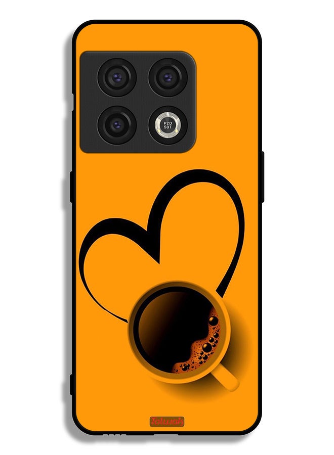 Tolwak OnePlus 10 Pro 5G Protective Case Cover Coffee Cup Art - Image 2