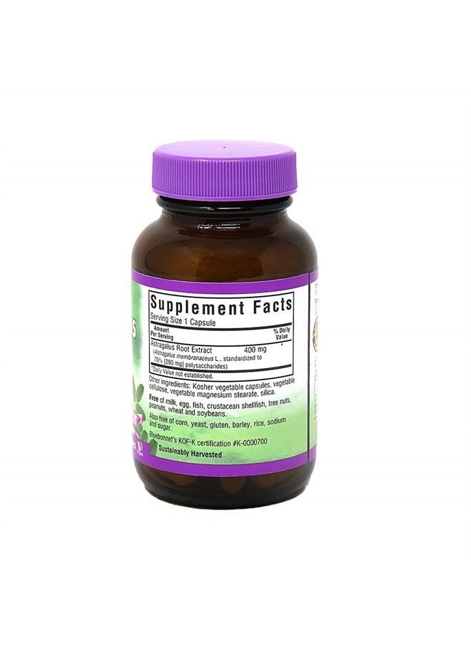 Bluebonnet - BlueBonnet Astragalus Root Extract Supplement, 60 Count - Image 1