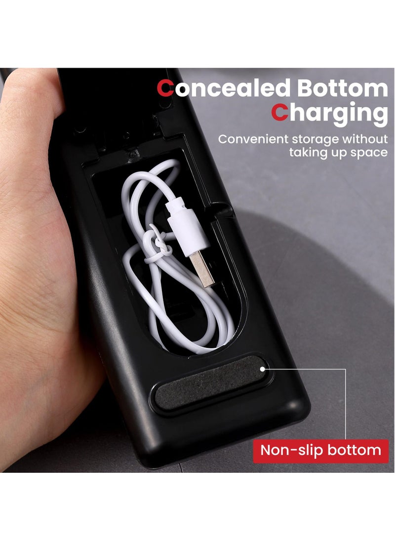 عام سكين الكهربائية مبراة المنزل ويتستون أدوات المطبخ متعددة الوظائف التلقائي بالكامل قابلة للشحن سكين مبراة صغيرة - Image 4