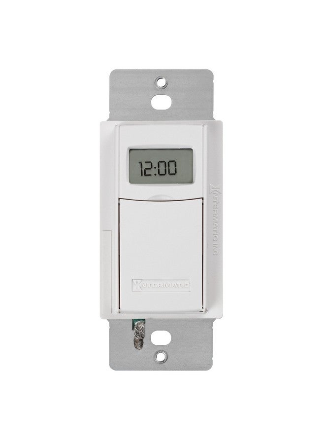 إنترماتيك مفتاح مؤقت رقمي مُبرمج في الحائط ST01 من إنترماتيك، يعمل لمدة 7 أيام، للإضاءة والأجهزة، فلكي، ذاتي التعديل، شديد التحمل، لون أبيض - Image 2