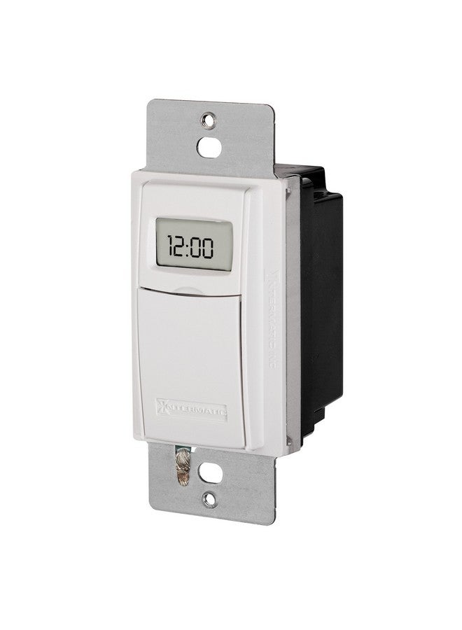 إنترماتيك مفتاح مؤقت رقمي مُبرمج في الحائط ST01 من إنترماتيك، يعمل لمدة 7 أيام، للإضاءة والأجهزة، فلكي، ذاتي التعديل، شديد التحمل، لون أبيض - Image 1