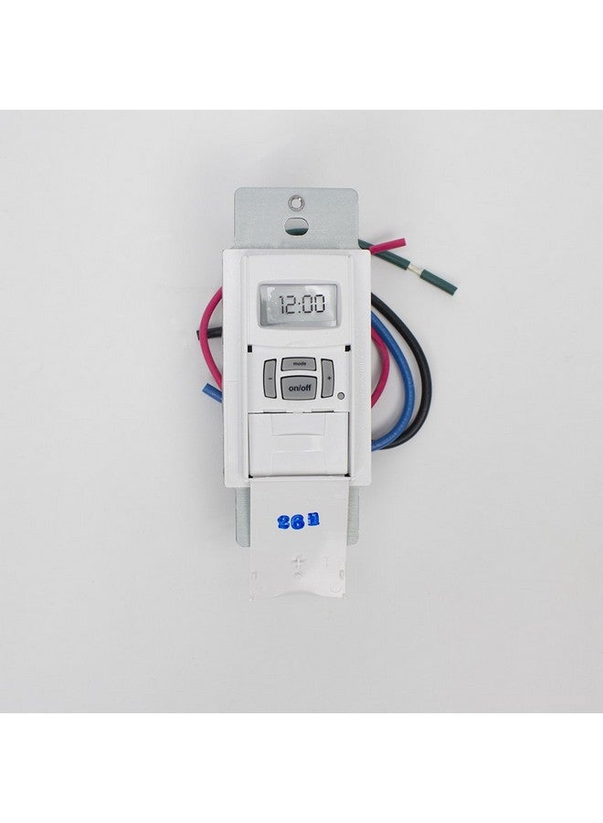 إنترماتيك مفتاح مؤقت رقمي مُبرمج في الحائط ST01 من إنترماتيك، يعمل لمدة 7 أيام، للإضاءة والأجهزة، فلكي، ذاتي التعديل، شديد التحمل، لون أبيض - Image 5