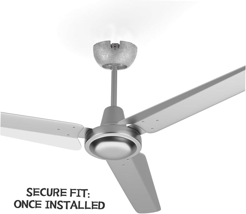 قوس محول متين لتركيب مروحة سقف من الألومنيوم للمصابيح التقليدية والمصابيح القابلة للسحب - Image 4