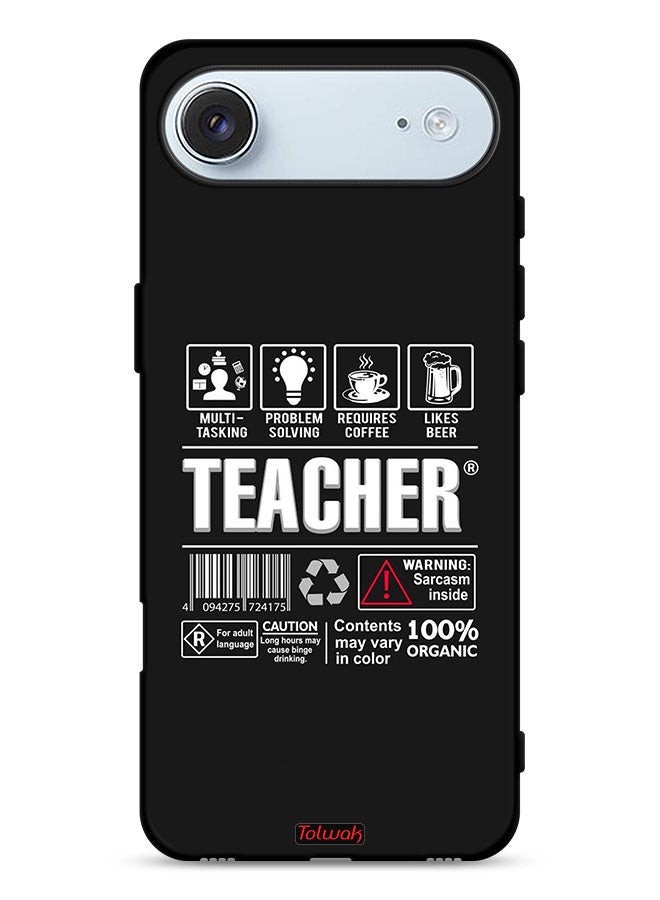 Tolwak Apple iPhone Air Protective Case Cover Teacher Sticker - Image 1