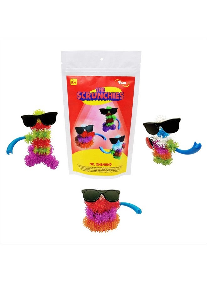 Toiing Scrunchies Mr Onehand | Innovative Construction & Building Set | DIY Monster Kits | Art & Craft Kit for Kids Age 5 Years and Above | Fun Return Gift - Image 1