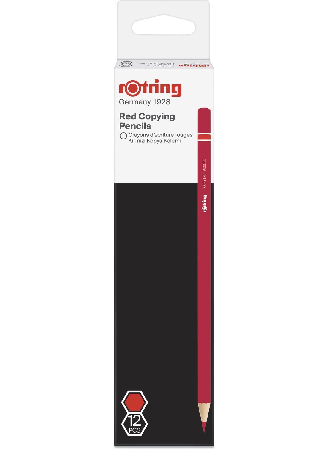 Rotring - Copy Pen Red Box of 12 - Image 1
