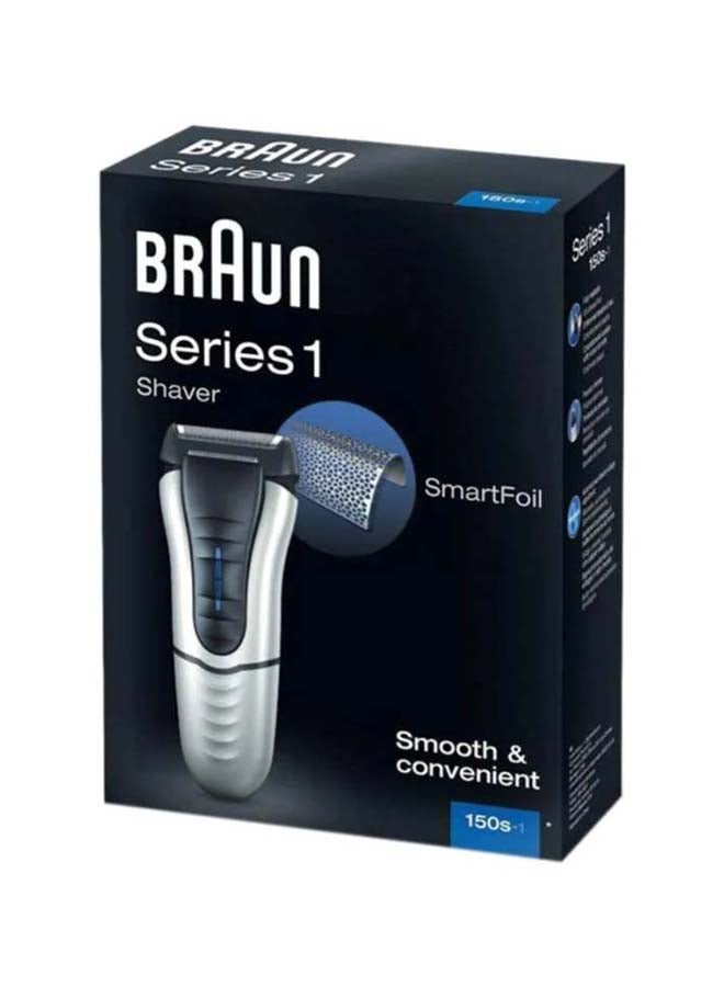 BRAUN Series 1 SmartFoil Rechargeable Shaver Silver/Black 11.3x7.2x16.4cm - Image 2