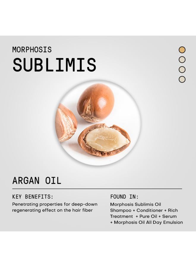 FRAMESI Morphosis Sublimis Oil All Day Hair Emulsion, 5.1 fl oz, Leave In Conditioner - Image 3