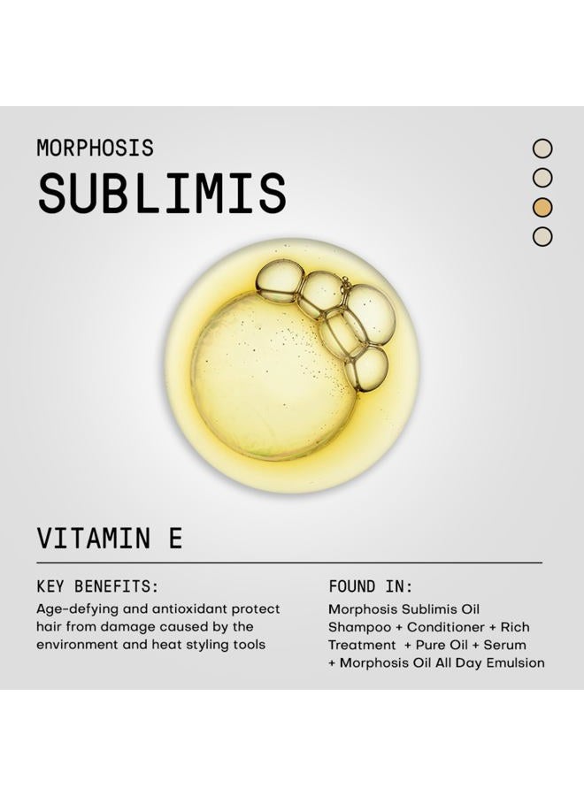 FRAMESI Morphosis Sublimis Oil All Day Hair Emulsion, 5.1 fl oz, Leave In Conditioner - Image 5