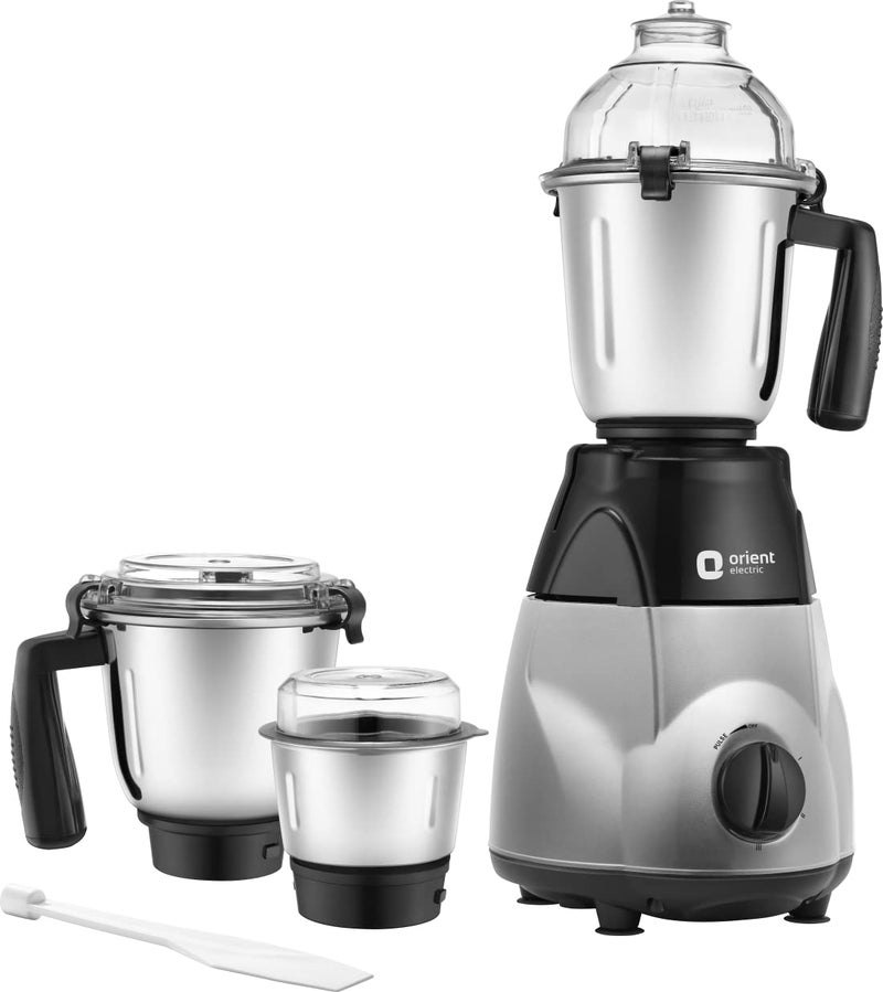 Orient Electric Chefspecial 1200W 3 jar Mixer Grinder (MGCS120G3/Black & Silver) - Image 1