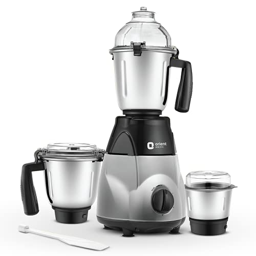 Orient Electric Chefspecial 1200W 3 jar Mixer Grinder (MGCS120G3/Black & Silver) - Image 4