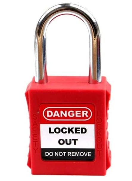 Loto Industrial Safety OSHA Padlock with Metallic Shackle  - Image 1