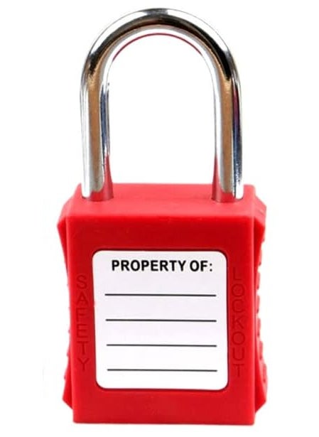 Loto Industrial Safety OSHA Padlock with Metallic Shackle  - Image 2