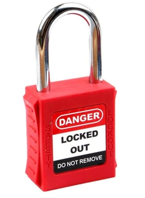 Loto Industrial Safety OSHA Padlock with Metallic Shackle  - Image 3