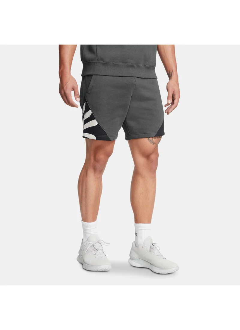 UNDER ARMOUR Men's Curry Splash Fleece Shorts