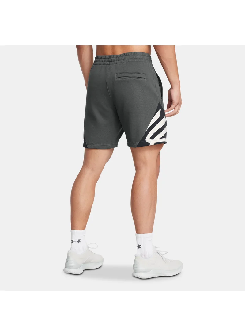 UNDER ARMOUR Men's Curry Splash Fleece Shorts