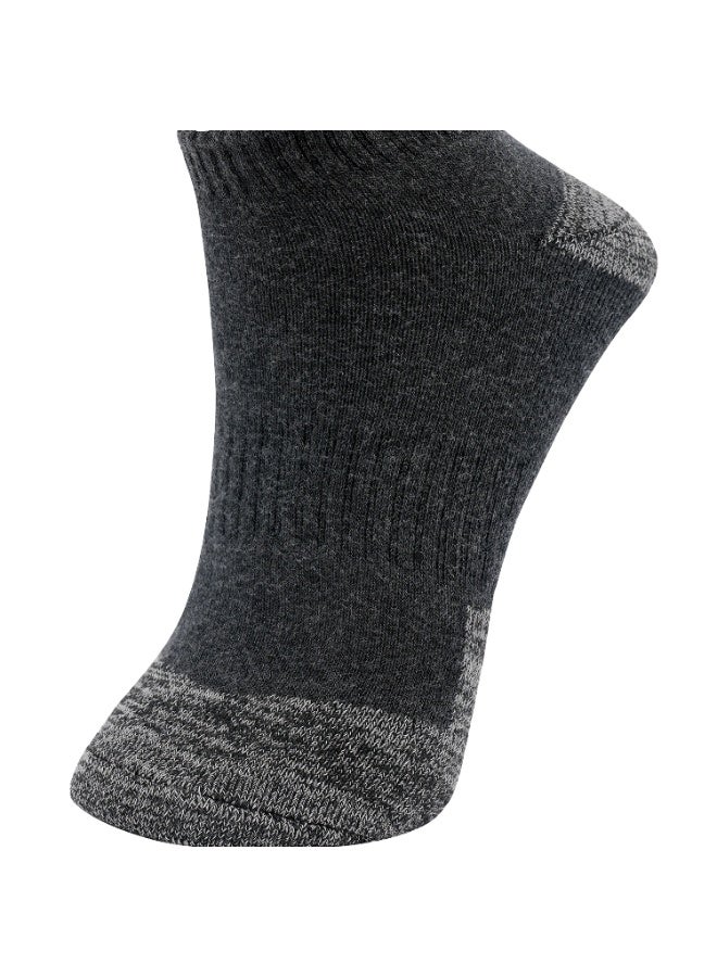 White Leaf 3 Pack Full-Terry Low-Cut Socks Mens Sneaker Socks - Image 4