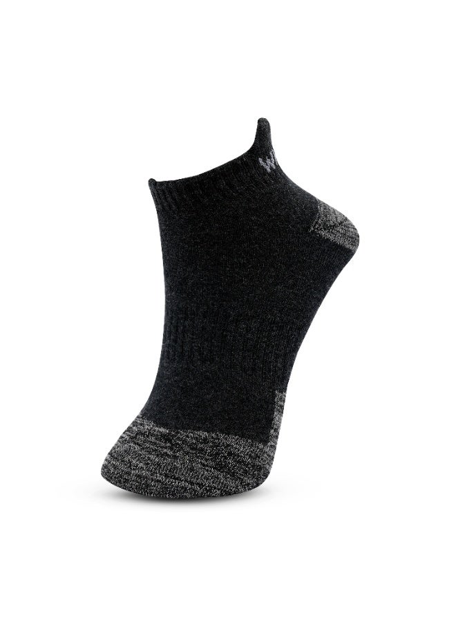 White Leaf 3 Pack Full-Terry Low-Cut Socks Mens Sneaker Socks - Image 2