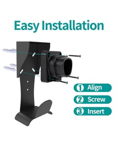 General Electric vehicle charger holder, wall-mounted, cable-free cutting, outdoor/indoor, EV cable holder and automotive electrical plug nozzle, combination  - Image 3