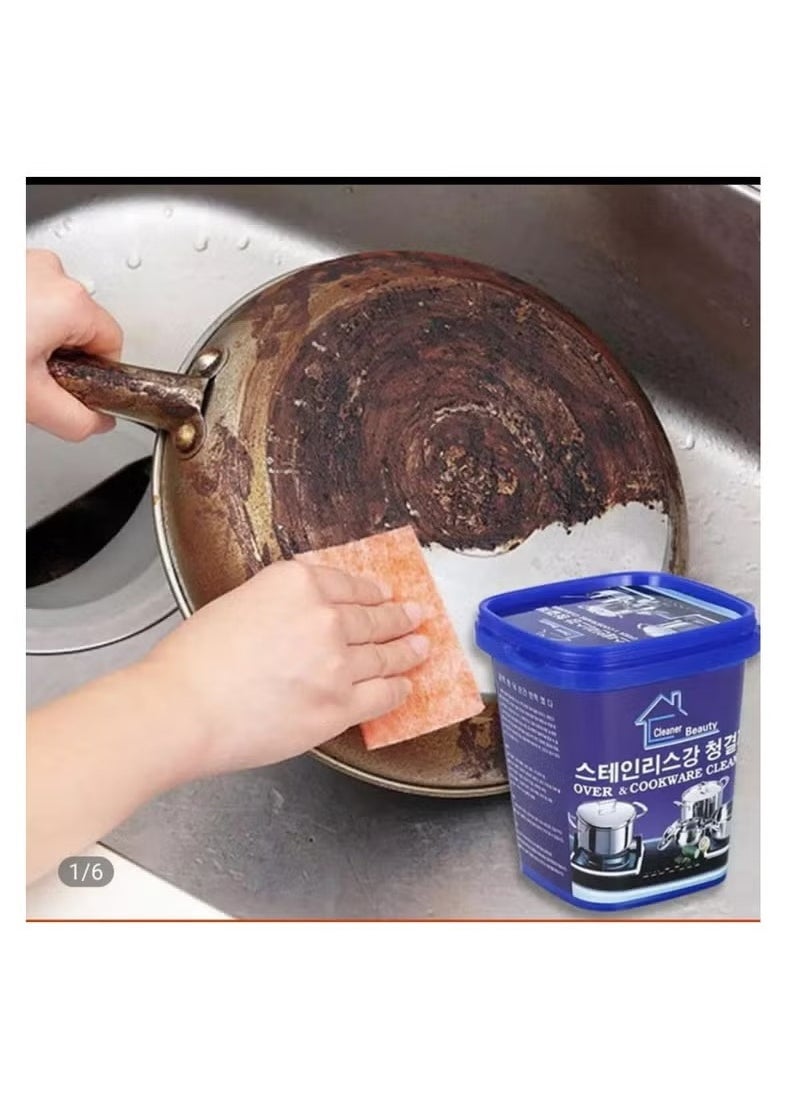 Cleaner Beauty Multi-purpose cleaning paste for removing stains and rust, restoring shine to stainless steel appliances  - Image 1