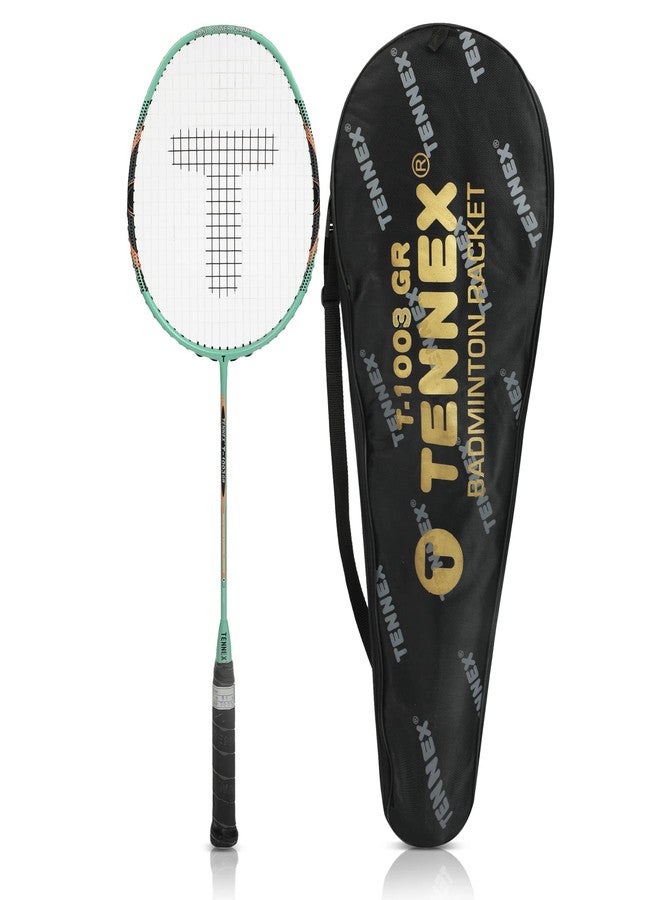 Tennex Badminton Racket T 1003 GR Single Piece - Image 1