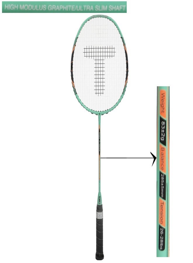 Tennex Badminton Racket T 1003 GR Single Piece - Image 2