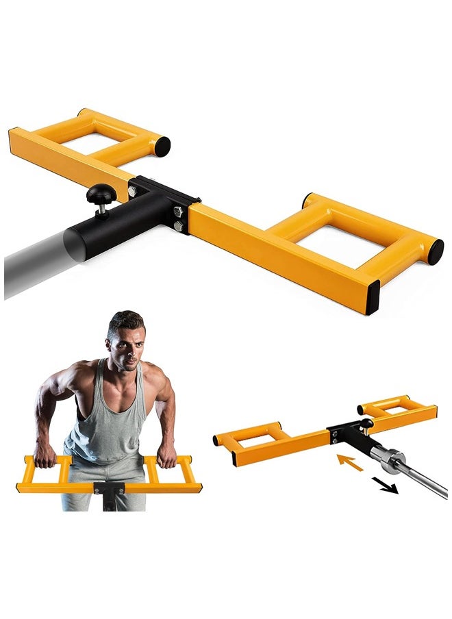 HAMZA - Viking Press, Landmine Handle Attachment for 2-Inch Olympic Barbell – 3 Hand Grip Positions - Support Home Gym for Deadlift, Squat Workout, Increased Versatility - Image 1