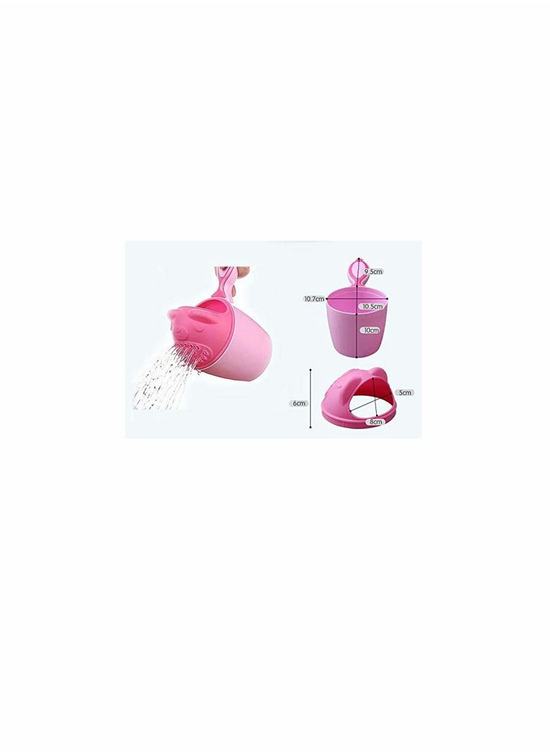 KASTWAVE - Baby Kids Cartoon Bear Bathing Cup Baby Shower Shampoo Cup Bailer Baby Shower Water Spoon Bath Wash Cup - Image 1