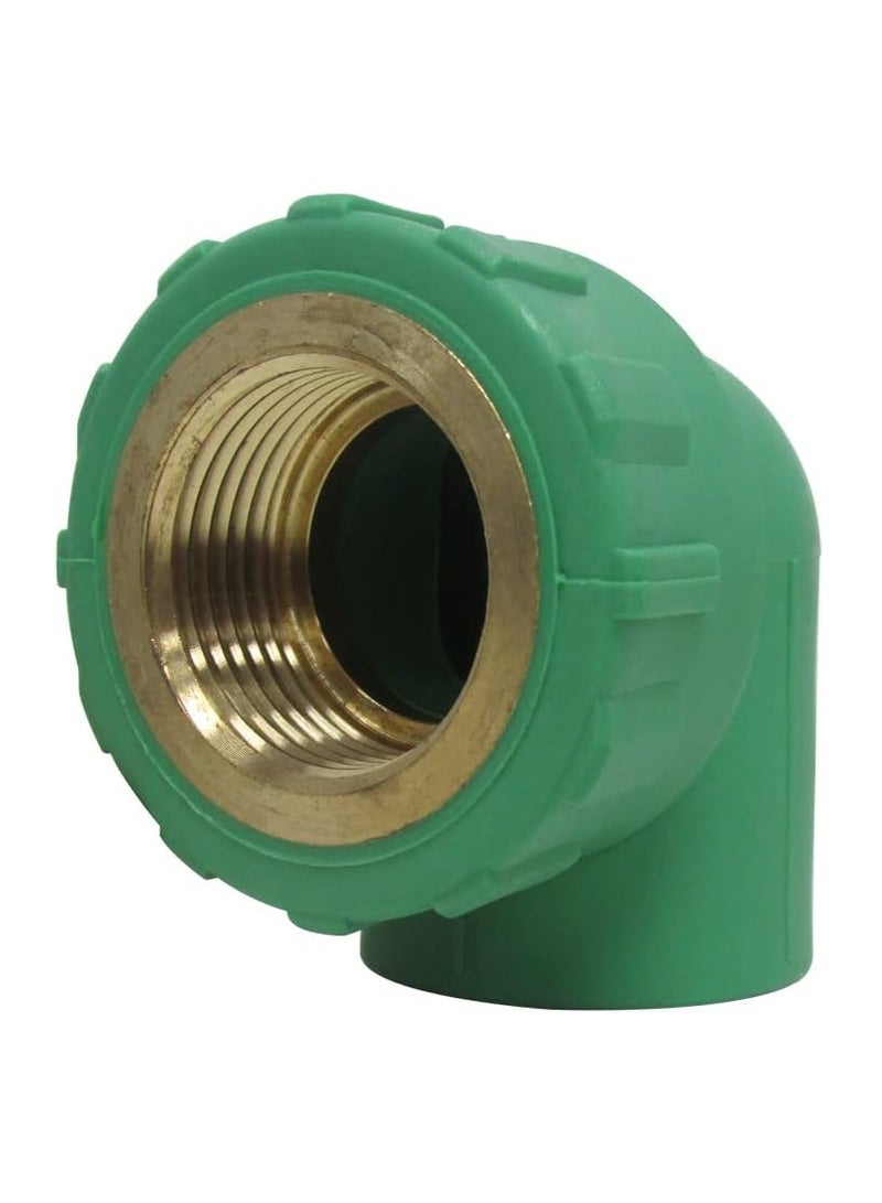 RACO Long Durability High Pressure PPR Pipe and Fittings for Hot and Cold Water Supply Heating Systems Plumbing System (FEMALE ELBOW) - Image 1