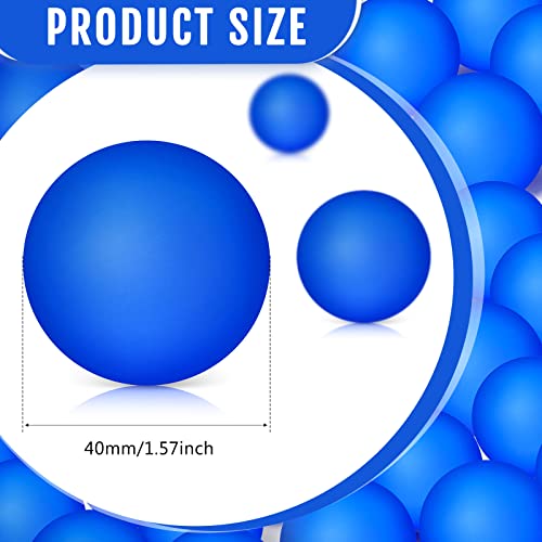 Hanaive 100 Pack Table Tennis Balls Multi Colored 40mm Plastic Balls Bulk Washable Small Game for Carnival Pool Games Party Decoration Pet ToyDark Blue - Image 3
