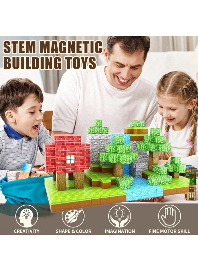 Magnetic Blocks |100PCS Magnetic Building Cube Game, Constructions Toys for Boys & Girls - Image 4