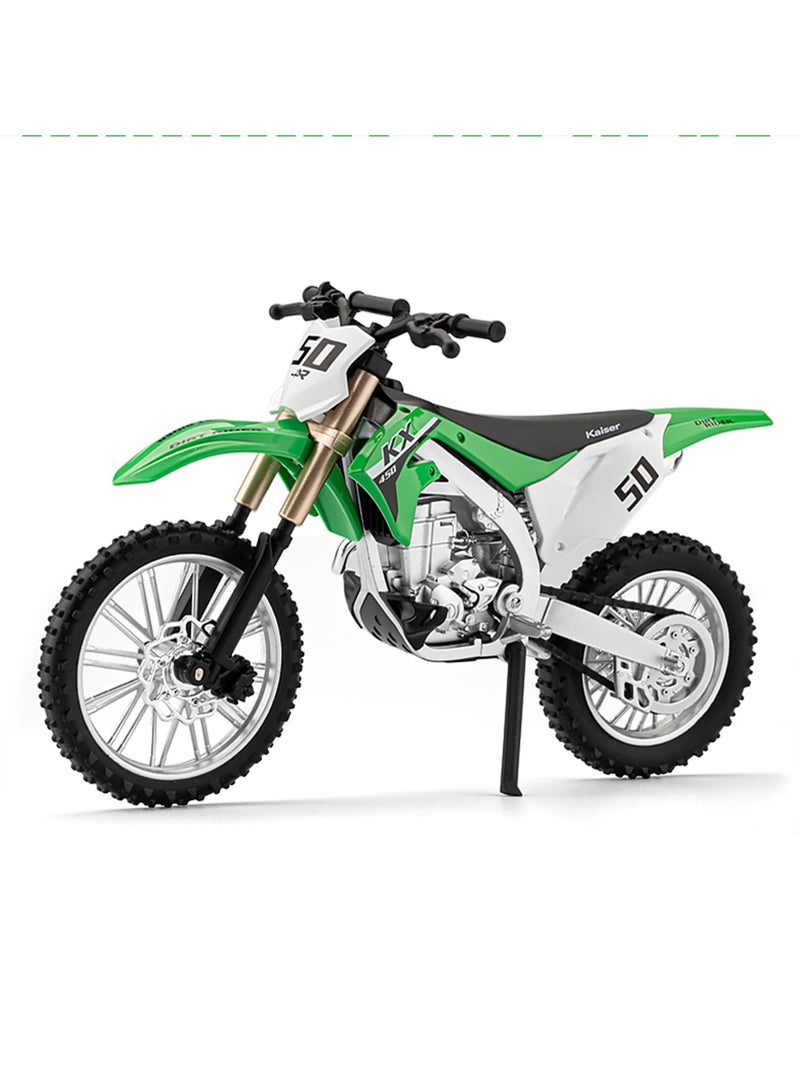 عام موديل دراجة الجبال للطرق الوعرة مقياس 1:12 - تحكم عن بعد وإنارة ومحرك للخلف: تصميم دقيق للعرض والجمع، تحفة استثنائية تثري مجموعات عشاق الدراجات النارية - Image 1