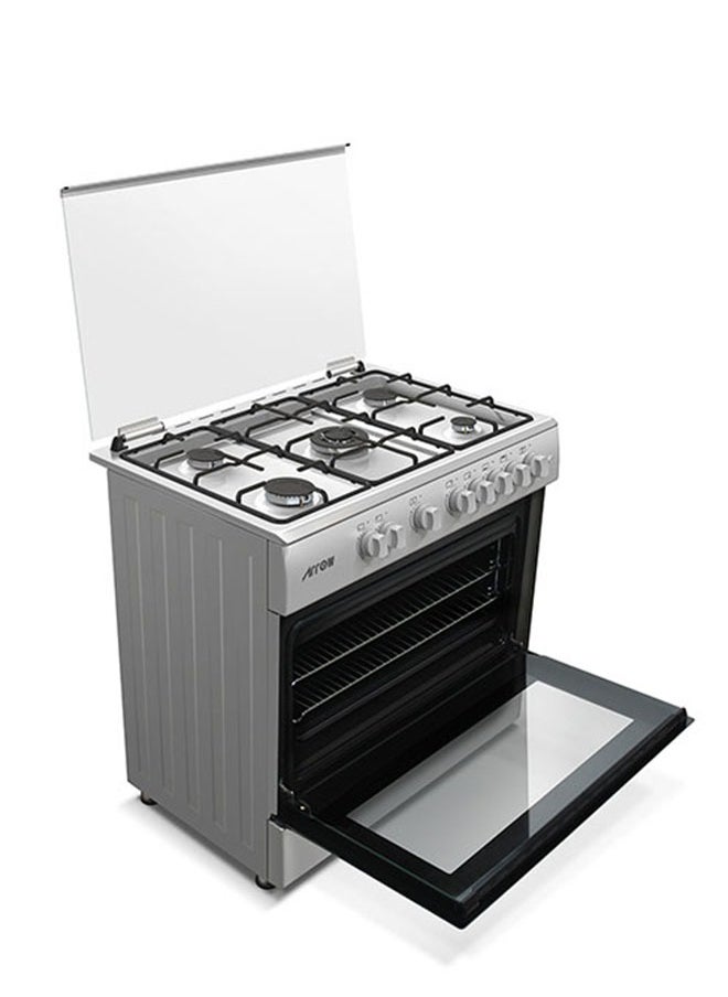 Arrow Gas Oven - 5 Burners - 90*60 CM - Made in Turkey - Steel - RO-9060GSKS-CF  - Image 4