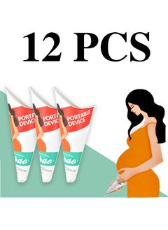 Disposable Portable Urinal Funnel Waterproof Paper Outdoor Camping Disposable, Special for Pregnant Women (12 White)