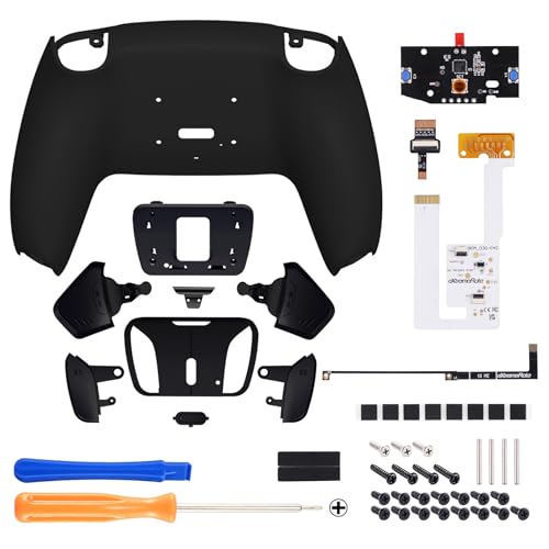 eXtremeRate Back Paddles Programable RISE4 V3 Remap Kit for PS5 Controller BDM-030 040 050 Models, Upgrade Board Black Redesigned Bottom Shell 4 Back Buttons Set for PS5 Controller - Image 3