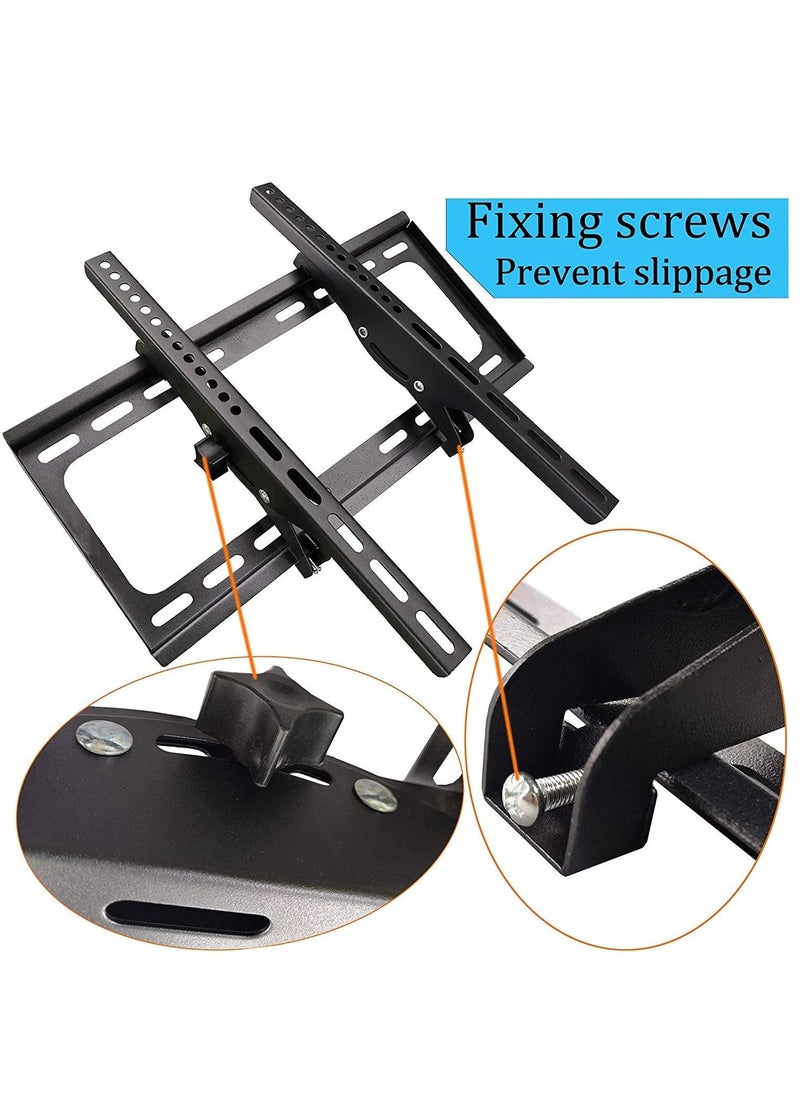 Generic TV Wall Mount Fit for Most 26-55 Inch LED LCD Flat Screen TV up to VESA 400x400mm and 99lbs Loading Capacity with Tilting and Leveling Adjustment (Fit for 26-55 Inch Flat Screen TV)  - Image 3