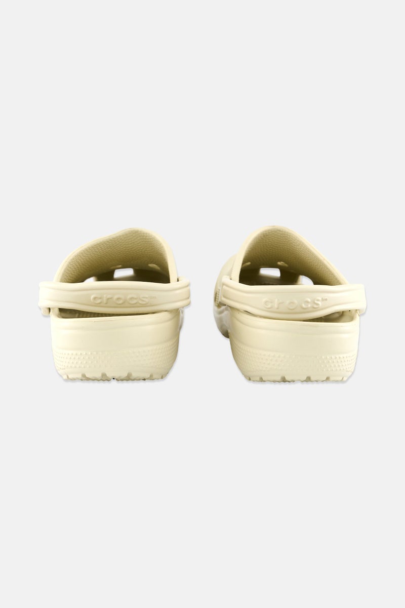 crocs Men Sling Back Classic Clogs, Cream - Image 2