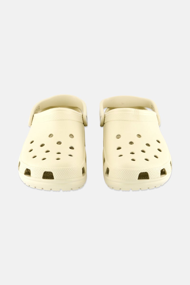 crocs Men Sling Back Classic Clogs, Cream - Image 4