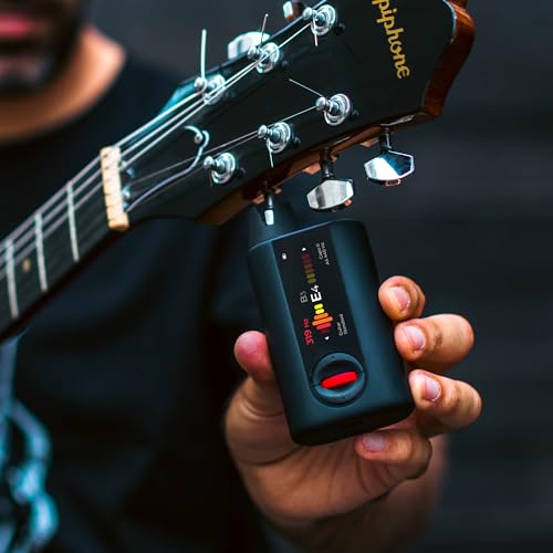 Roadie 4 Smart Automatic Guitar & Ukulele Tuner | Fast & Accurate Auto Tuning with Built-in Metronome and String Winder | For Acoustic, Electric, 12-String Guitars, Banjo, Mandolin | 150+ Tunings - Image 3
