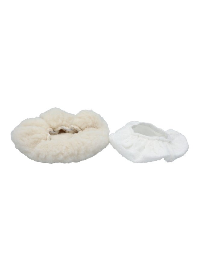 Tactix 2-Piece Soft Wool Material Polishing Caps 240 mm 446865 - Image 3