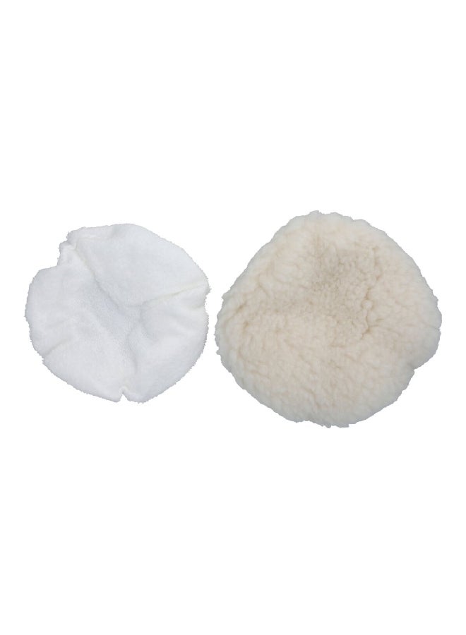 Tactix 2-Piece Soft Wool Material Polishing Caps 240 mm 446865 - Image 4