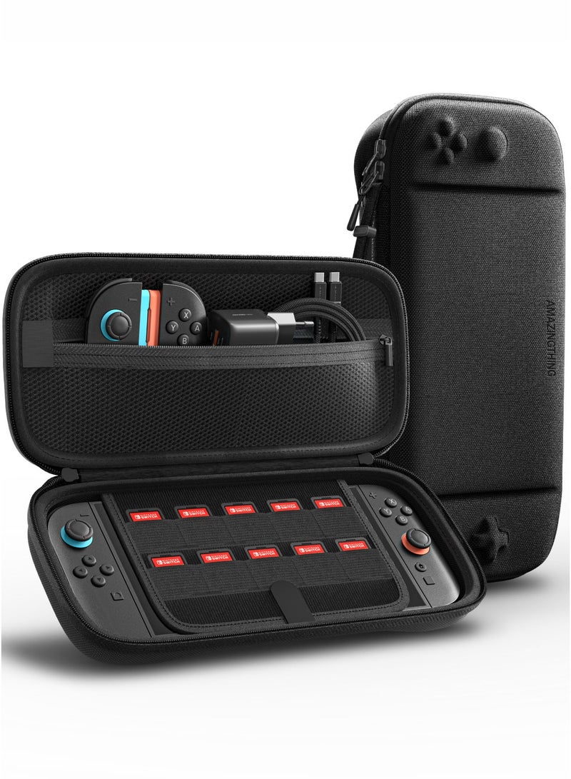 AMAZINGthing Nintendo Switch 2 Playshield EDC Carrying Case - Black  - Image 1