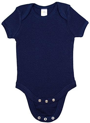 Earth Elements Baby Short Sleeve Bodysuit 12-18 Months Navy Blue - Image 4